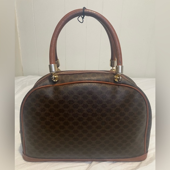 Authentic Celine vintage Macadam Satchel Tote - Picture 3 of 12